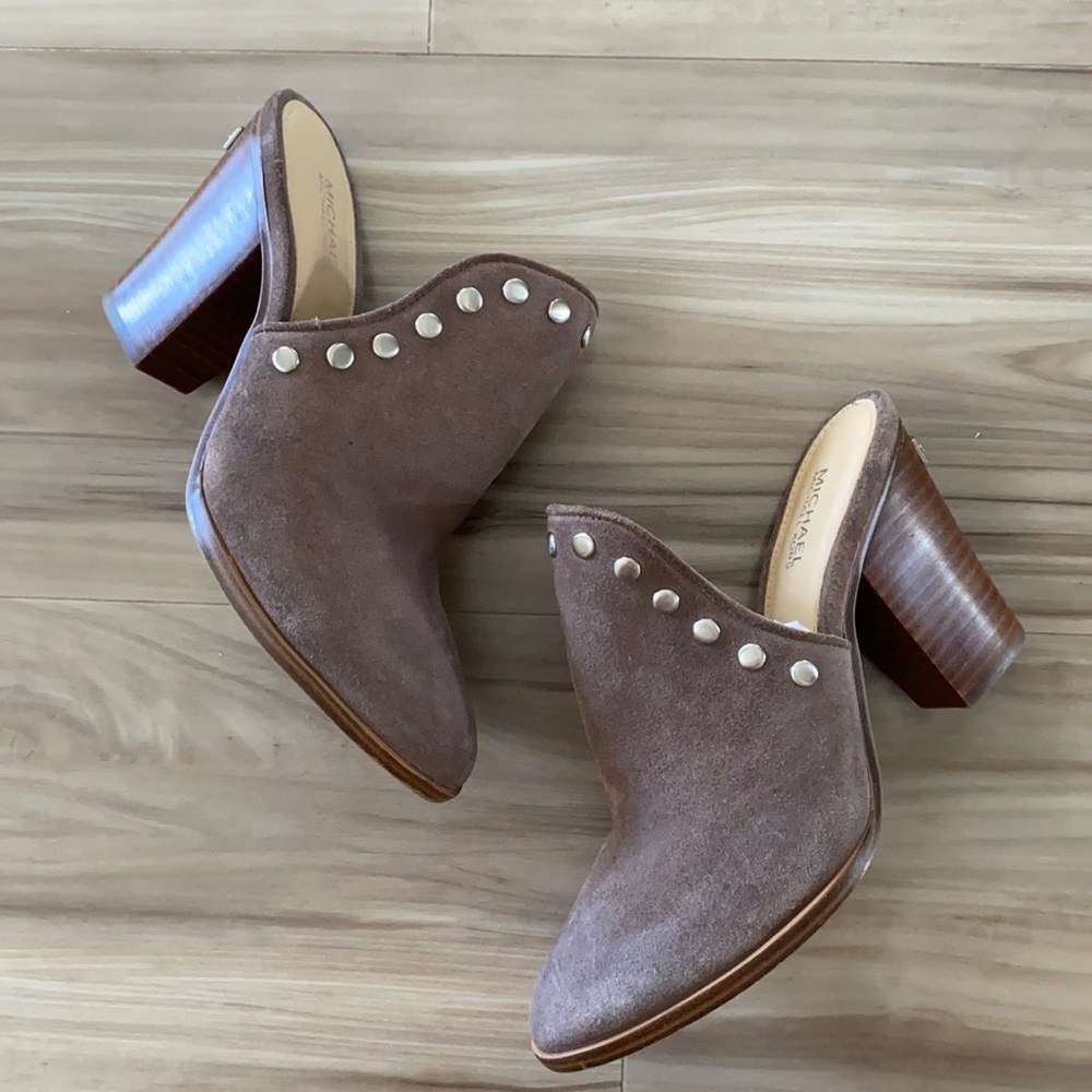 Michael Kors Suede mules size 6